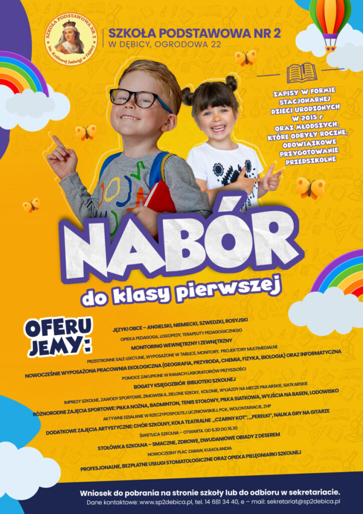 NABÓR DO KLASY PIERWSZEJ