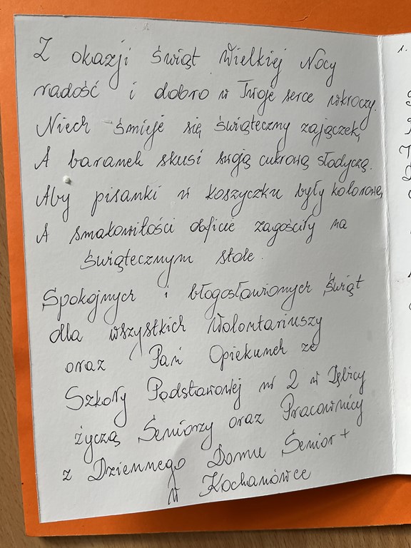 WIELKANOCNA NADZIEJA OD WOLONTARIUSZY