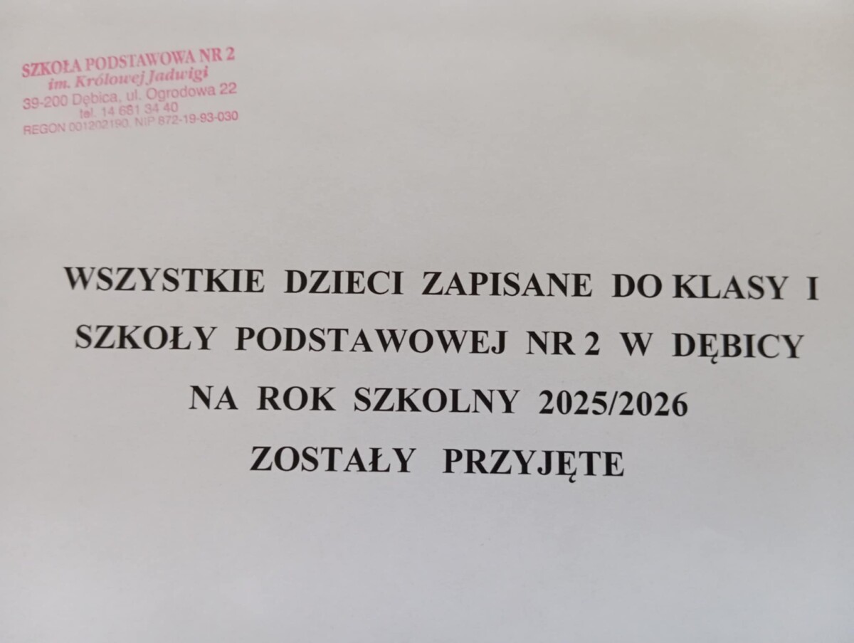 OGŁOSZENIE